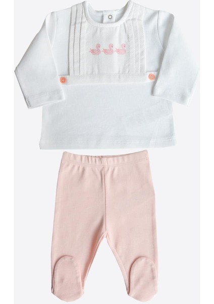 Organik Swan Arkadan Patlı 2'li Takım Pembe fiyatları