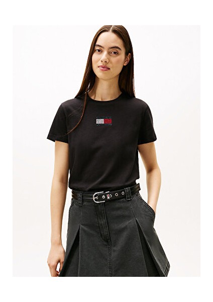 Kadın Siyah S/s Tişört