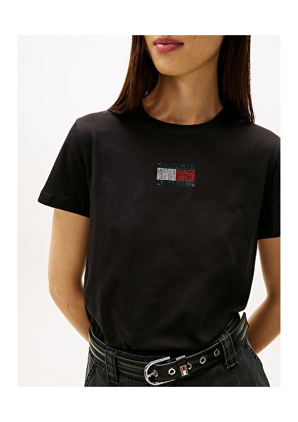 Kadın Siyah S/s Tişört fiyatları