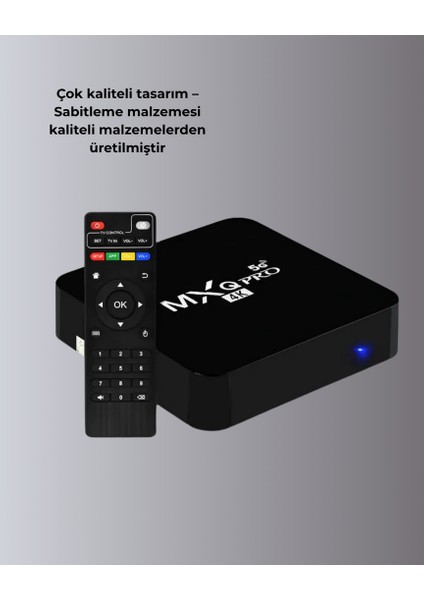 Mtxdpn Akıllı Android Tv Box – 4K Çözünürlük, 2gb Ram, 16GB Depolama, Hızlı Wi-Fi indirimleri