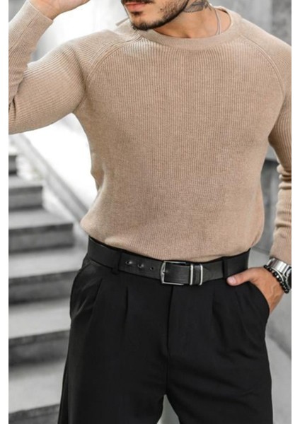 Erkek Kum Selanik Örgü Italyan Reklan Bisiklet Yaka Triko Kazak fiyatları