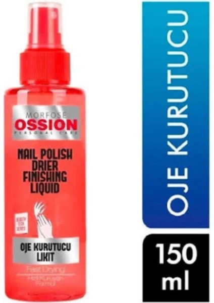 Ossıon Oje Kurutucu Likit Sprey 150ML fiyatları