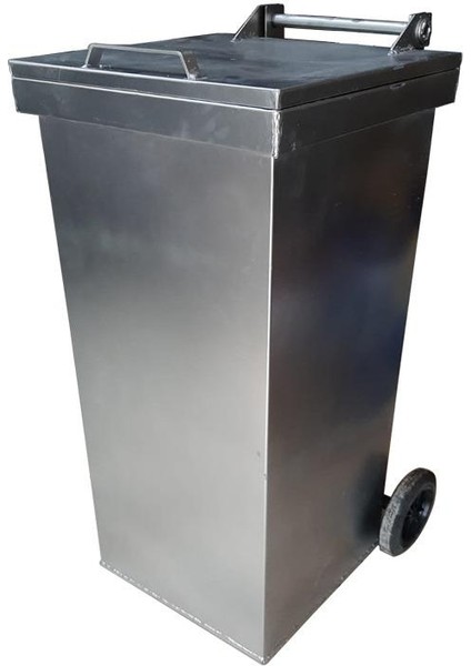Çevre Endüstri 120LT Galvaniz Çöp Konteyner
