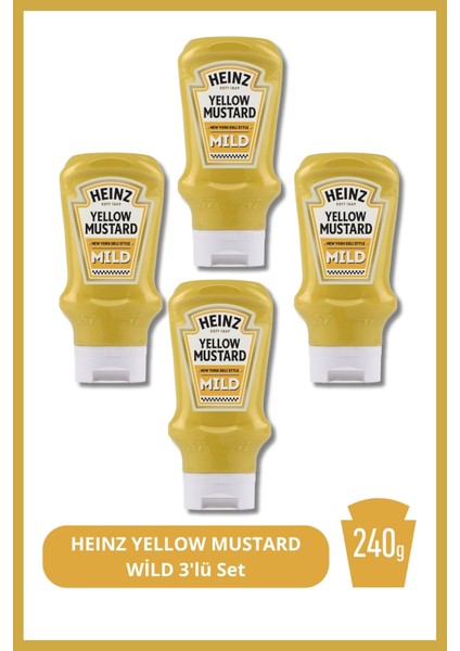 Yellow Mustard Wild 240G 4'lü Set