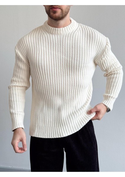 Erkek Fitilli Örme Regular Triko Kazak modelleri