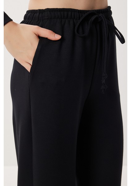 Basic Yumuşak Modal Alt-Üst Takım LXA0009 Siyah indirimleri