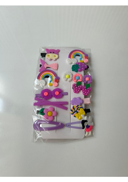 Kız Bebek ve Çocuk Toka Seti 14'lü modelleri