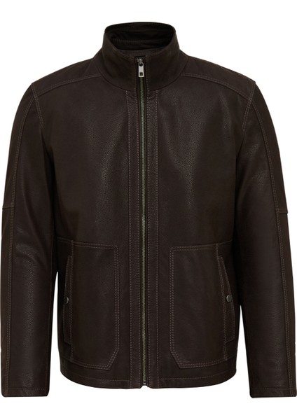 Costa Erkek Kahverengi Deri Ceket 25WGD6557D2