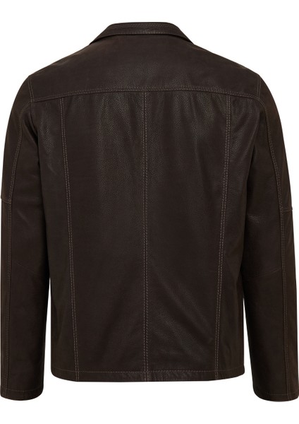 Costa Erkek Kahverengi Deri Ceket 25WGD6557D2 fiyatları