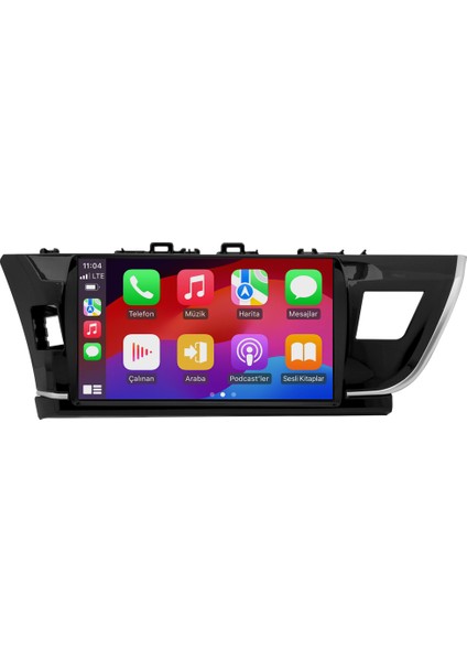 Toyota Corolla Android Multimedya Ekran (2013-2015) | 2gb/4gb/8gb Ram – Carplay – Android Auto – Navigasyon – Google Play – Geri Görüş Kamerası – Soket Sokete Uyumlu