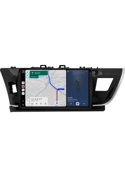 Toyota Corolla Android Multimedya Ekran (2013-2015) | 2gb/4gb/8gb Ram – Carplay – Android Auto – Navigasyon – Google Play – Geri Görüş Kamerası – Soket Sokete Uyumlu