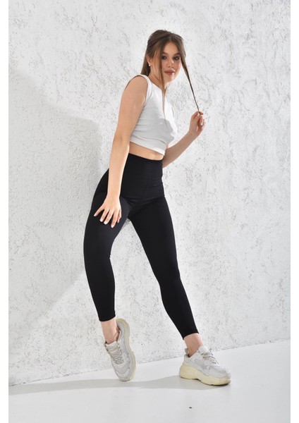 Bluvia Düz Kemer Fileli Tayt modelleri