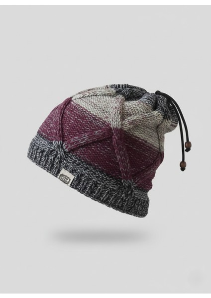 Ipli Sarkmalı Bere Boyunluk Fonksiyonel Polar Astarlı Soğuktan Koruyucu Unisex