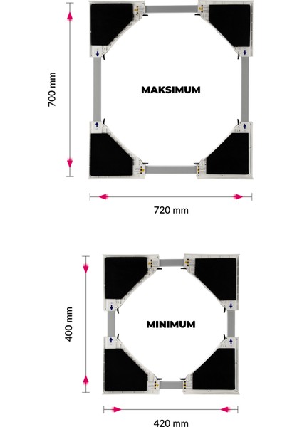 Çamaşır Makinesi Kurutma Makinesi İstifleme Aparatı-Kiti Samsung Lg Regal Tüm Markalar İçin Ayarlanabilir modelleri