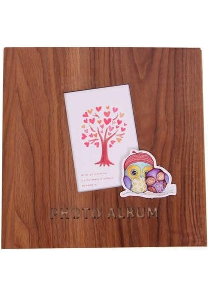 Albüm Ahşap Baykuş Temalı Resim Çerçeveli Hediyelik fiyatları