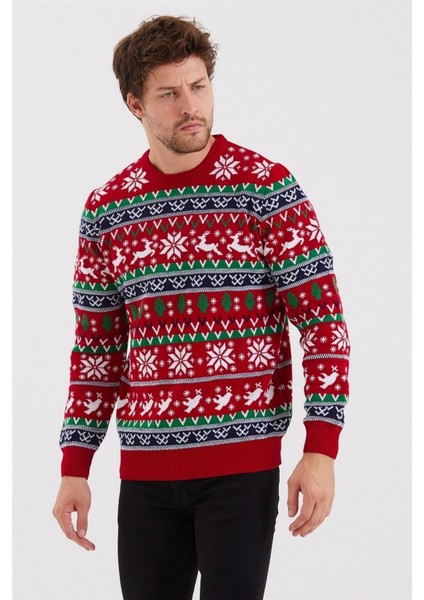 Erkek Kırmızı-Yeşil-Beyaz Christmas Yılbaşı KAZAĞI-NOELKZKR200S fiyatları