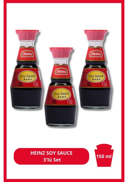 Heınz Soy Sauce 150ML 3'lü Set