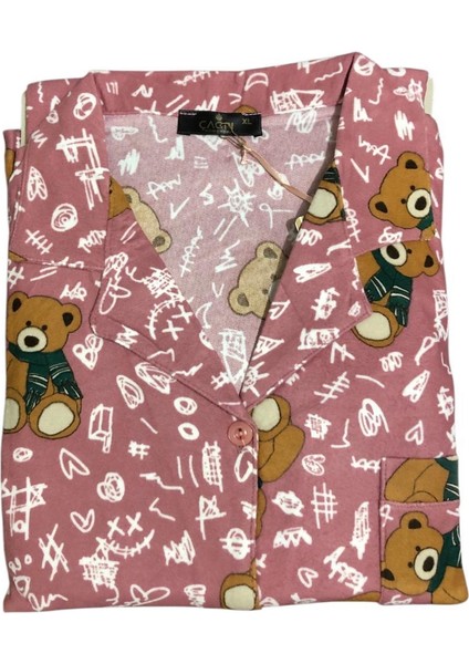 Çağrı Kadın Kışlık Süet Uzun Kollu Önü Düğmeli Yumuşak Dokulu Pijama Takımı fiyatları