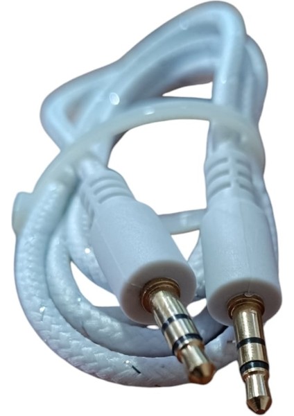 Örgülü Aux Kablo 3.5mm 95 cm Renkli