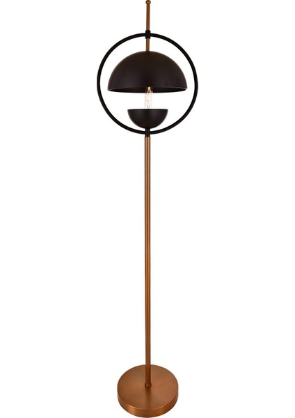 Avonnı LM-9139-1BSY Eskitme/siyah Kaplama/boya Lambader E27 Metal 30CM