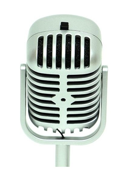 Karaoke Mikrofon Silver Speaker Hediyelik modelleri