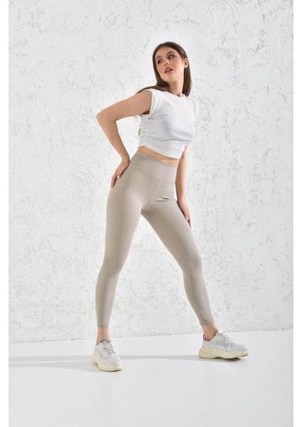 Bluvia Düz Kemer Fileli Tayt modelleri