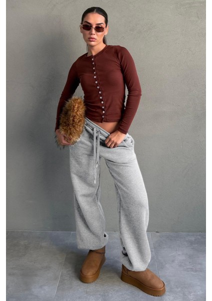 Grimelanj Geniş Paça Rahat Kalıp Lastikli Eşofman Altı MG2581 fırsatları