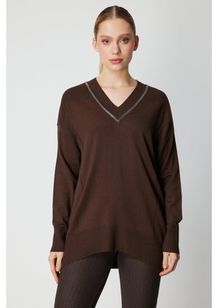 65311 Onteks Kazak V Yaka Uzun Kol