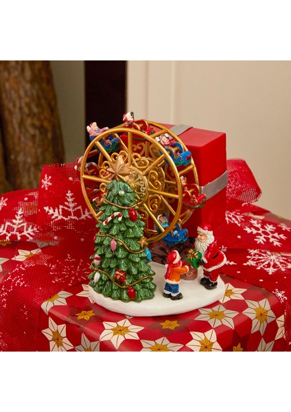 New Year Yılbaşı Gift Box Müzikli ve Hareketli Obje