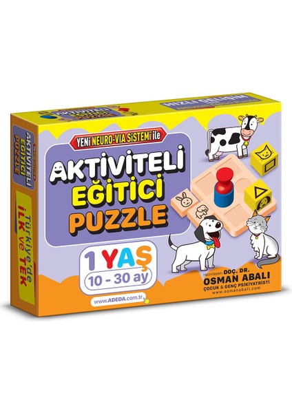 Aktiviteli Eğitici Puzzle 1 Yaş fırsatları