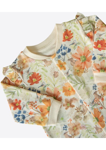 Organik Floom Şapkalı Tulum Natural fiyatları