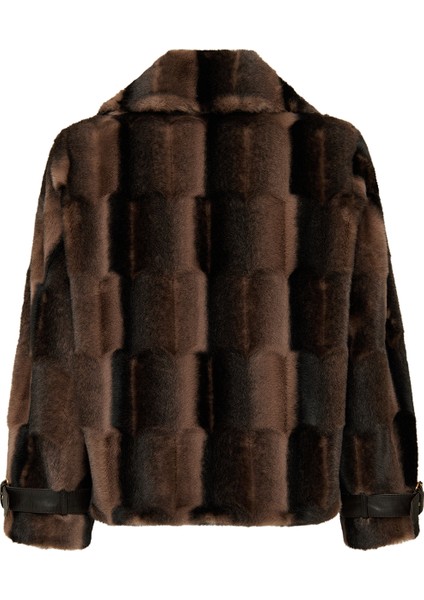 Anabel Kadın Kahverengi Teddy Deri Mont 25WGP5952FF fiyatları