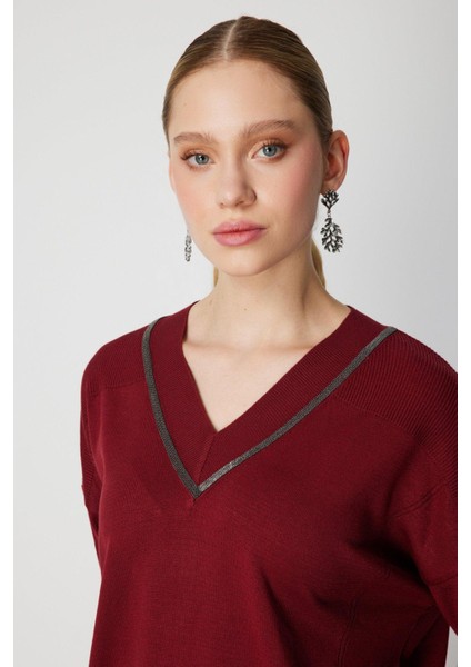 65311 Onteks Kazak V Yaka Uzun Kol modelleri