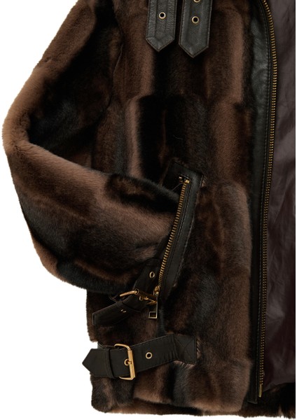 Anabel Kadın Kahverengi Teddy Deri Mont 25WGP5952FF