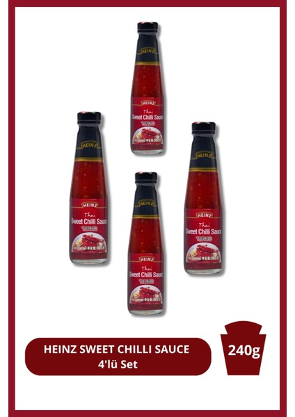 Heınz Sweet Chıllı Sauce 240G 4'lü Set