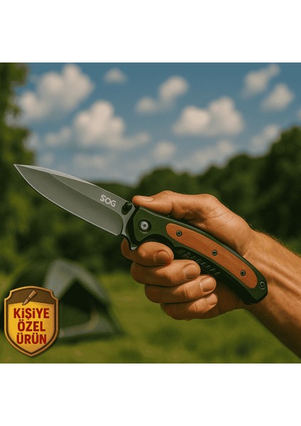 Siyah Metal Polimer Saplı Isme Özel Yazılı 9CR13MOV Kalite Paslanmaz Çelik Avcı ve Kamp Bıçağı fiyatları