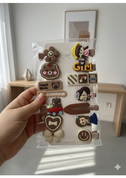 Kız Bebek ve Çocuk Toka Seti 14'lü