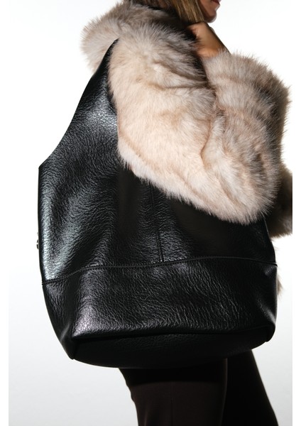 1096 Siyah Grain Kadın Günlük Çanta modelleri