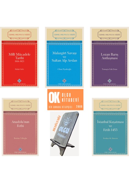 Lozan Barış Antlaşması - Anadolu'nun Fethi - Milli Mücadele Tarihi / 5 Kitap Set - Türk Tarih Kurumu Yayınları