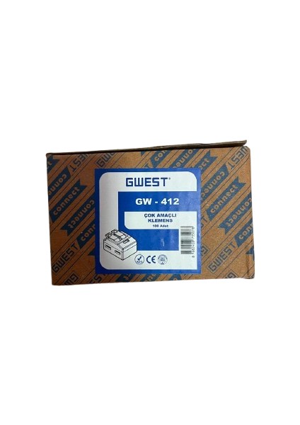 Çok Amaçlı Klemens GW-412 Adet 100