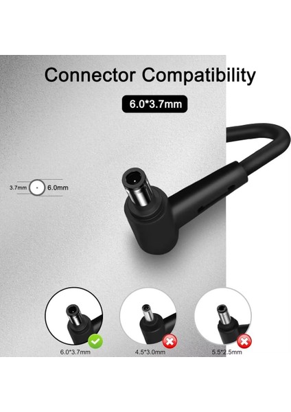 Fast C24 280W 20V 14A Asus Notebook Şarj Aleti (6.0 * 3.7mm Iğneli), Asus 20V 14A Şarj Adaptörü fiyatları