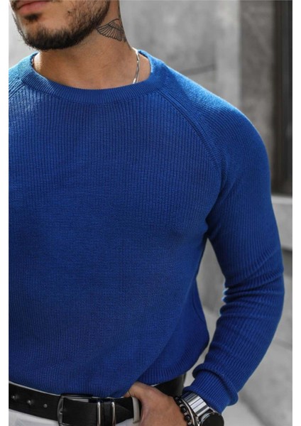 Erkek Saks Selanik Örgü Italyan Reklan Bisiklet Yaka Triko Kazak fırsatları