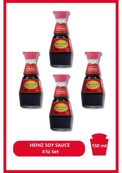 Heınz Soy Sauce 150ML 4'lü Set