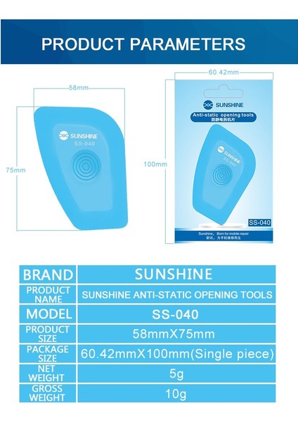 SS-040 Anti-Statik Açma Aparatı