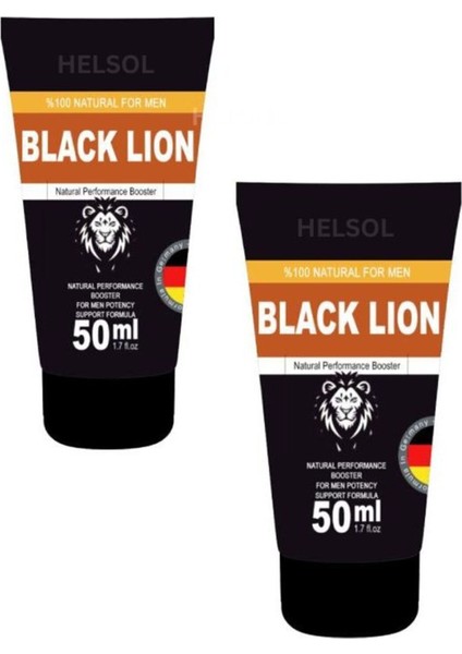 Black Lion Gel 5x Erkeklere Özel Sertleşme Jeli x 2 Adet