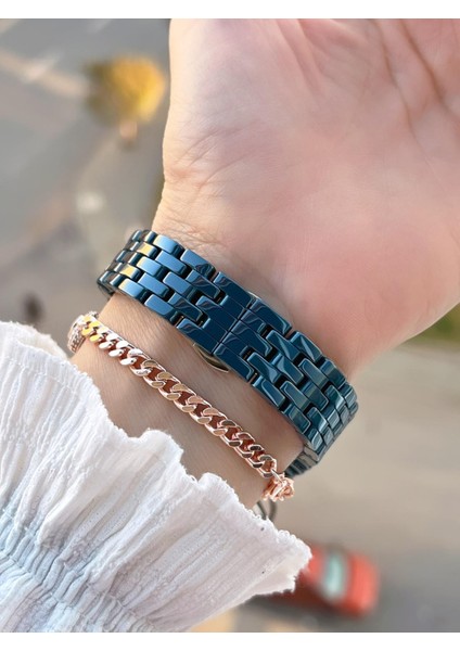 Seramik Kordon Taşlı Kadran 2 Yıl Garantili 3 Atm Kadın Kol Saati+Bileklik Hediyeli Sm6 modelleri