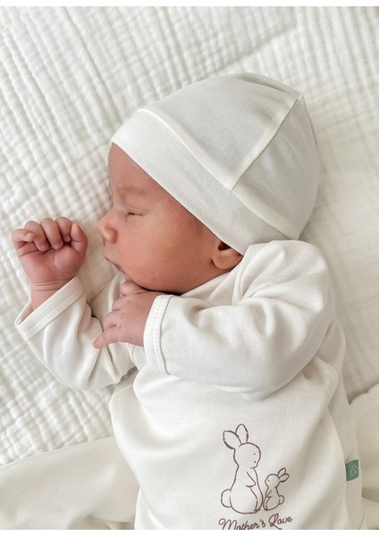 Organik New Basic 5'li Zıbın Set Ekru