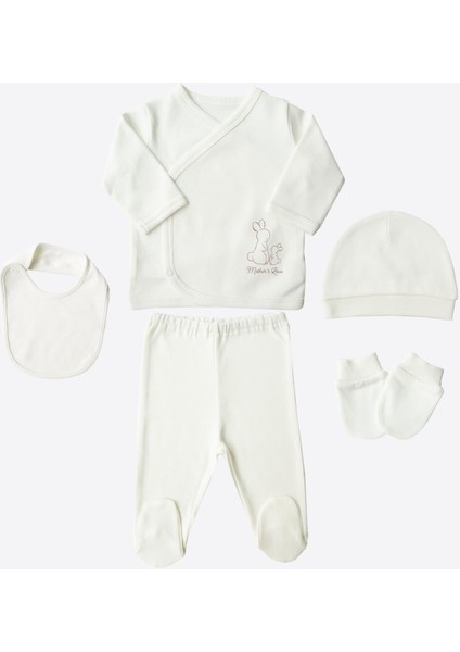 Organik New Basic 5'li Zıbın Set Ekru fiyatları