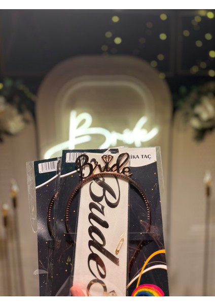 Bride Taç ve Kuşak Seti Bekarlığa Veda Partisi Brideto Be modelleri