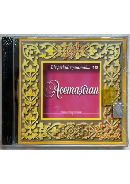 Türk Sanat Müziği Seçmeleri Acemaşiran CD (Jelatininde Sıfır Orijinal Dönem Baskı Cd)